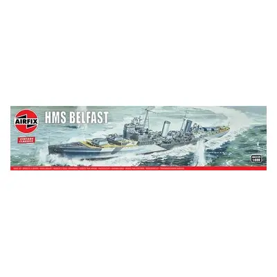 Airfix HMS Belfast 1:600 Modellbyggsats - Airfix -  Leksaksaffären