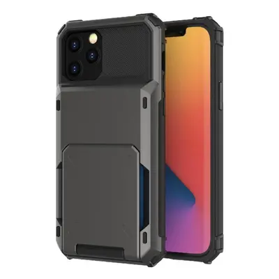 Flip Mobilskal med Kortplatser till iPhone 13 Pro Max - Svart