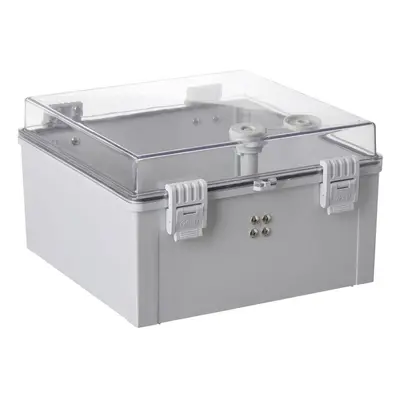 TRU COMPONENTS TC-PSC-30x30x18 el-skåp 300 x 300 x 180 ABS/polykarbonat ljusgrå, 1 st