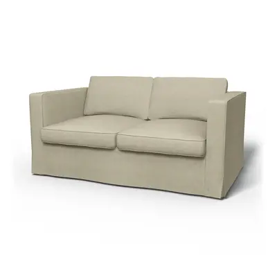 IKEA - Överdrag till Karlanda 2-sitssoffa, Soft White, BOUCLÉ & TEXTUR - Bemz