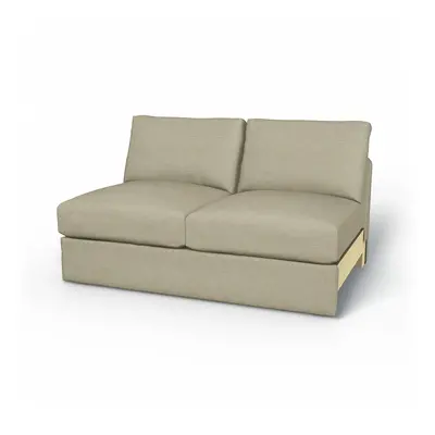 IKEA - Vimle 2 seater bed sofa without armrests, Soft White, BOUCLÉ & TEXTUR - Bemz