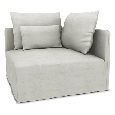 IKEA - ÖVERDRAG TILL SÖDERHAMN HÖRNSEKTION, Silver Grey, Bomull - Bemz