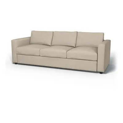 IKEA - Överdrag till Vimle 3-sitssoffa, Natural, BOUCLÉ & TEXTUR - Bemz