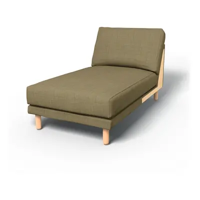 IKEA - Överdrag till Norsborg schäslong påbyggnadsdel, Dusty Yellow, BOUCLÉ & TEXTUR - Bemz