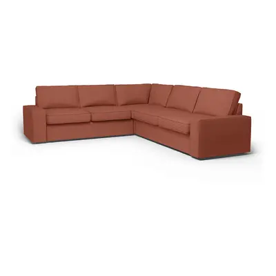 IKEA - Överdrag till Kivik hörnsoffa (2+2), Retro Pink, Manchester - Bemz