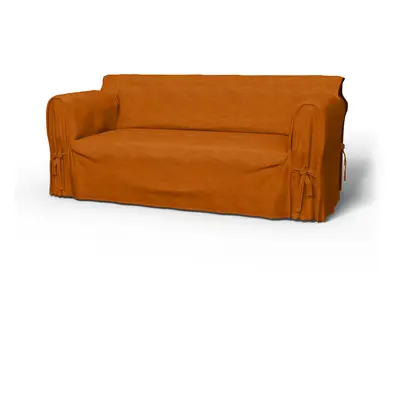 IKEA - Överdrag Multi Fit till 2,5-sitssoffa, Cognac, Sammet - Bemz