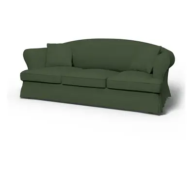 IKEA - Överdrag till Sundborn 3-sitssoffa, Moss, Linne - Bemz