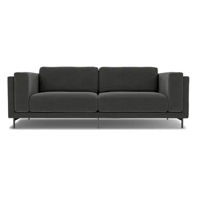 IKEA - Överdrag till Nockeby 3-sitssoffa, Licorice, Manchester - Bemz