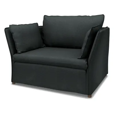 IKEA - Överdrag till Backsälen 1,5-sits fåtölj, Stone, ULL - Bemz