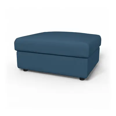 IKEA - Överdrag till Vimle fotpall med förvaring, Real Teal, Bomull - Bemz