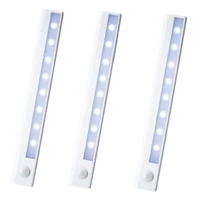 INF Skåpbelysning / Bänkbelysning, LED ljuslist med rörelsesensor 3-pack Vit