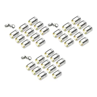 30 st Miniatyr LED-lampor, Små lampor för hantverk, Mini LED-lampor, Miniatyrlampor för leksaksb