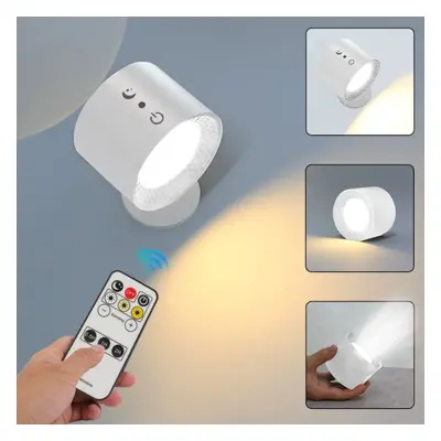 LED Vägglampor Ljus Läsnattlampa VIT VIT
