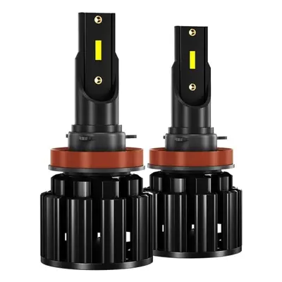 H11 h8 H9 LED-lampa 6000k Vit halvljus, helljus bilstrålkastare H11 Ersättningshalogen Bil Retro