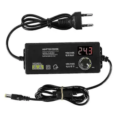 3-36v 60w nätadapter justerbar spänningsadapter LED-display omkopplingsströmförsörjning EU-konta