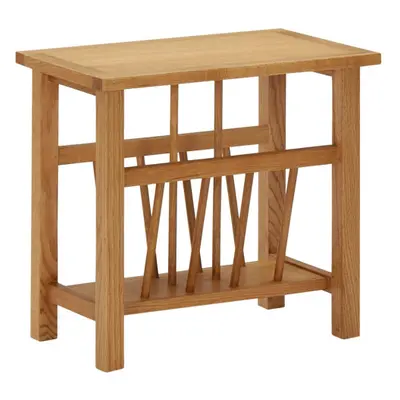 Tidningsbord 45x27x42 cm massiv ek