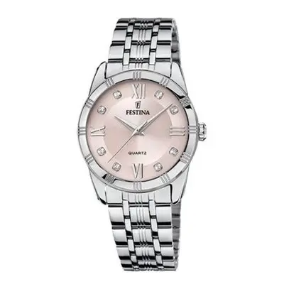 Herrklocka Festina F16940/C Rosa Silvrig