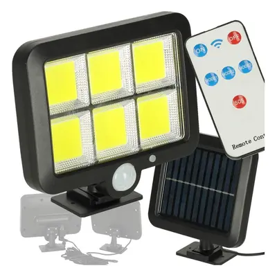 Solar rörelse- och skymningssensorlampa 120 LED