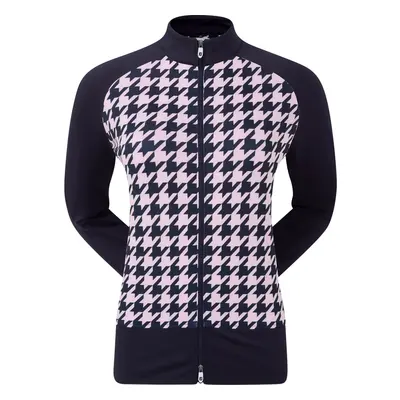 FootJoy Layer houndstooth, marinblå/rosa